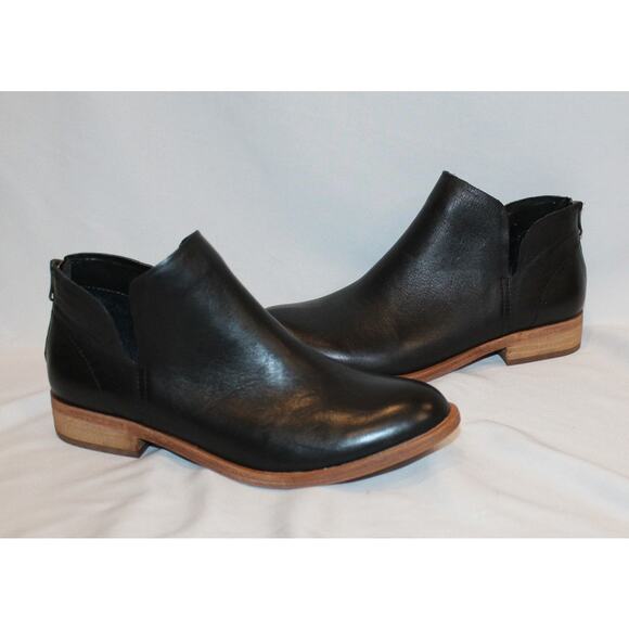 NIB‎ KORK-EASE WOMEN\'S RENNY BLACK LEATHER BOOTIES